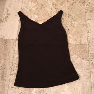 Cute silky fitting tank top